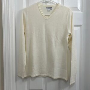 Croft & Barrow Womens V Neck Sweater Size S